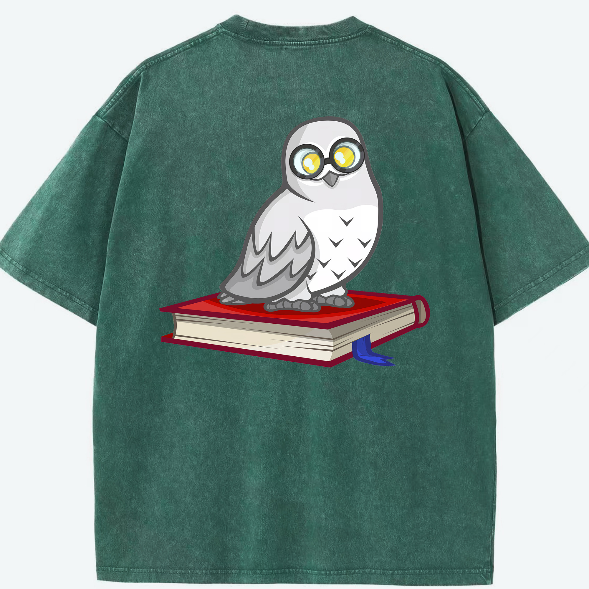 （画像用） Harry Potter ハリー・ポッターシリーズ 綿100% ヴィンテージ風 半袖Tシャツ（背面プリント）
